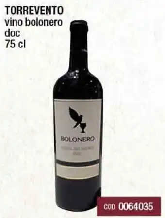 Gruppo di Palo Torrevento Vino bolonero doc 75cl offerta
