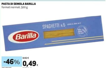 Coop Pasta di semola offerta