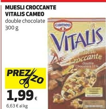 Coop Muesli croccante vitalis offerta