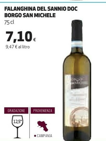 Coop Borgo san michele falanghina del sannio doc offerta