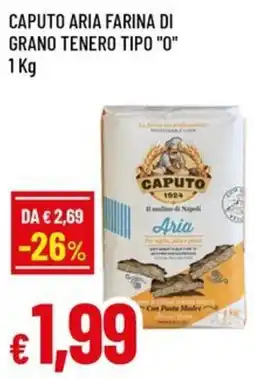 Famila CAPUTO ARIA FARINA DI GRANO TENERO TIPO "O" 1 Kg offerta
