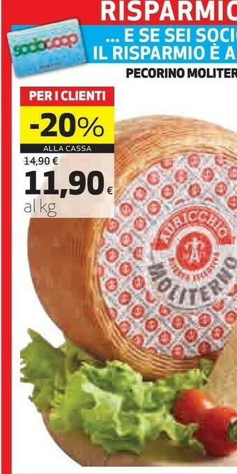 Coop Pecorino moliterno sirbone offerta