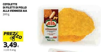 Coop Cotolette di filetti di pollo alla viennese offerta