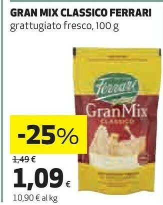 Coop Ferrari gran mix classico offerta