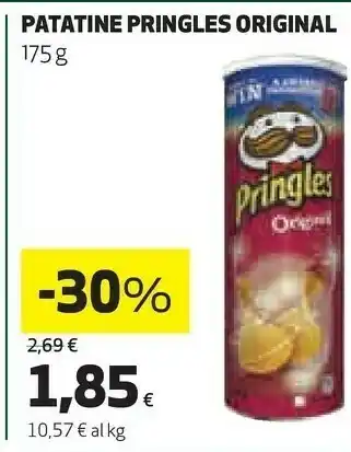 Coop Pringles patatine original offerta