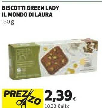 Coop Green lady farina integrale pistacchi 130 g(ml) offerta