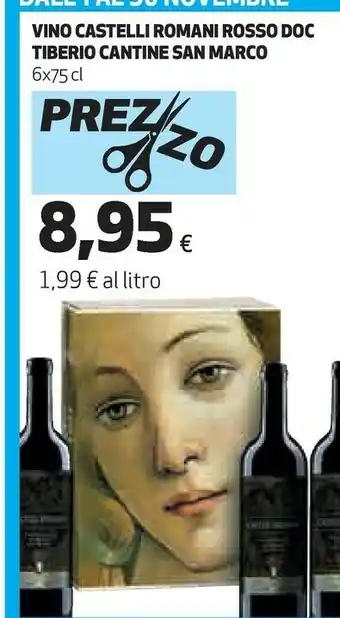 Coop Cantine san marco vino castelli romani rosso offerta