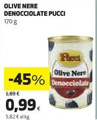 Coop Olive nere denocciolate 170 g offerta