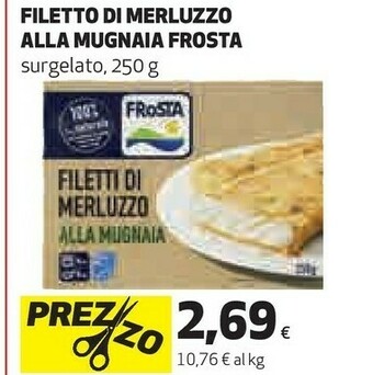 Frosta - filetti di merluzzo alla mugnaia 250 g(ml)