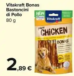Carrefour Market Vitakraft Bonas Bastoncini di Pollo offerta
