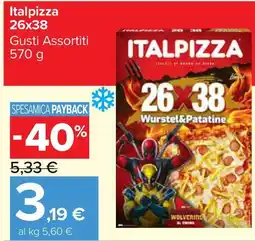 Carrefour Market Italpizza 26x38 Gusti Assortiti offerta