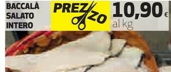 Ipercoop Baccala salato intero offerta