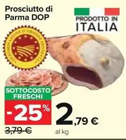 Carrefour Market Prosciutto di Parma DOP offerta