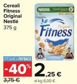 Carrefour Market Cereali Fitness Original Nestlé offerta
