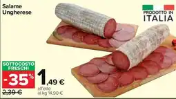 Carrefour Market Salame Ungherese offerta