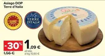 Carrefour Market Asiago DOP Terre d'Italia offerta