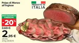Carrefour Market Polpa di Manzo all'Inglese offerta