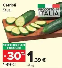 Cetrioli Sfusi