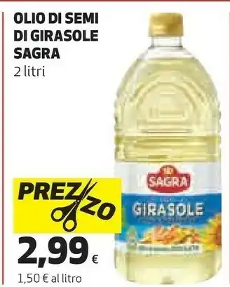 Ipercoop Olio di semi di girasole offerta