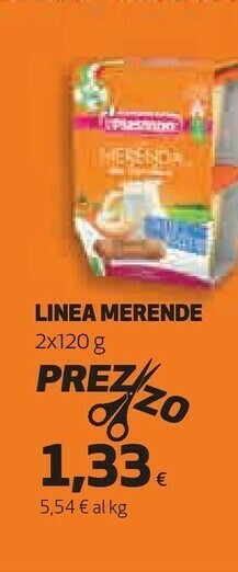 Ipercoop Merenda latte al cacao 100% prodotto in italia 240 g(ml) offerta