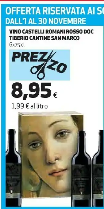 Ipercoop Cantine san marco vino castelli romani rosso doc offerta