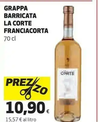 Ipercoop Grappa barricata la corte franciacorta offerta