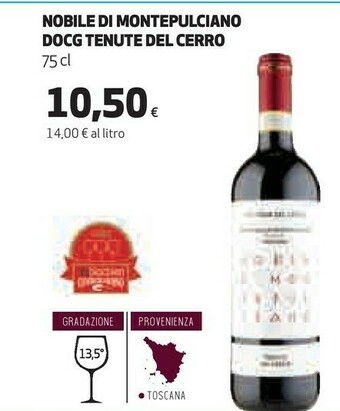 Ipercoop Vino nobile di montepulciano 750 g(ml) offerta