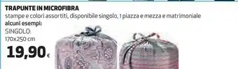 Ipercoop Trapunte in microfibra offerta