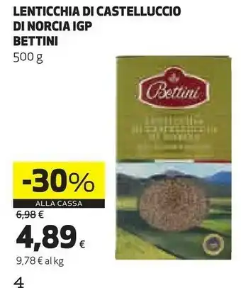 Lenticchia di castelluccio di norcia igp