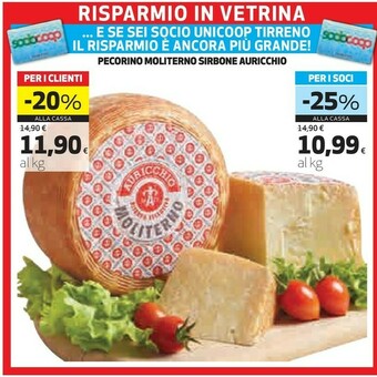 Ipercoop Pecorino moliterno sirbone offerta