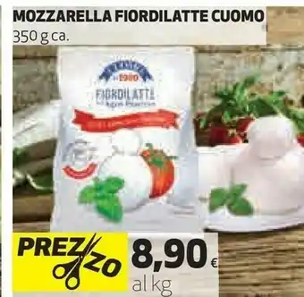 Ipercoop Cuomo mozzarella fior di latte offerta