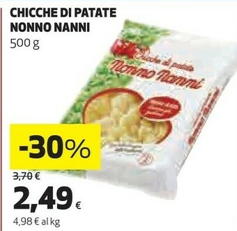 Ipercoop Gnocchi di patate offerta