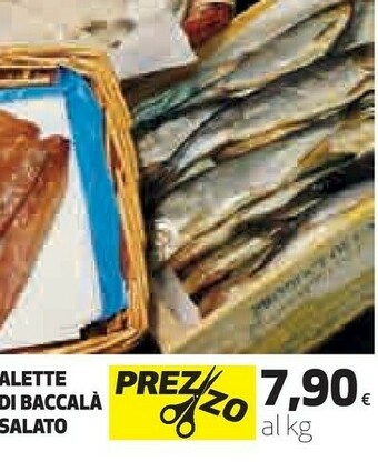 Ipercoop Alette di baccala salato offerta