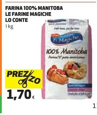 Ipercoop Farina manitoba le farine magiche offerta