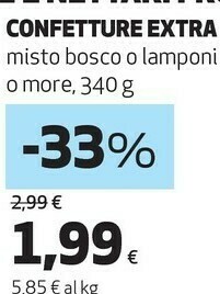 Ipercoop Confetture extra offerta