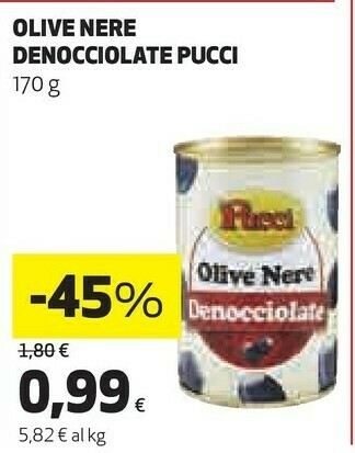 Ipercoop Olive nere denocciolate offerta