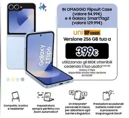 Unieuro Galaxy Z Flip6 offerta