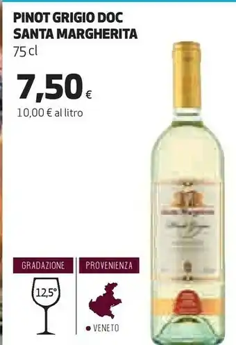 Ipercoop Pinot grigio doc offerta