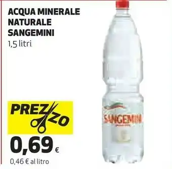 Ipercoop Sangemini - acqua minerale naturale offerta