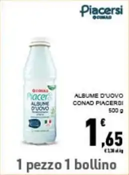 Conad City ALBUME D'UOVO CONAD PIACERSI offerta