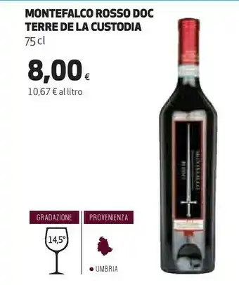 Terre de la custodia montefalco rosso 750 ml
