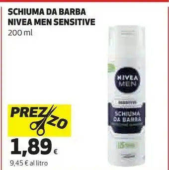 Ipercoop Schiuma da barba men sensitive offerta