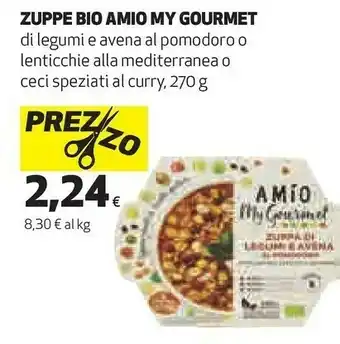 Ipercoop Zuppe bio amio my gourmet offerta
