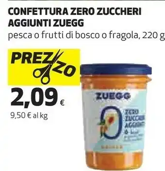 Confettura zero zuccheri aggiunti