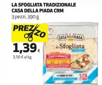 Ipercoop Casa della piada crm la sfogliata tradizionale offerta