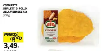 Coop Aia cotolette di filetti di pollo offerta