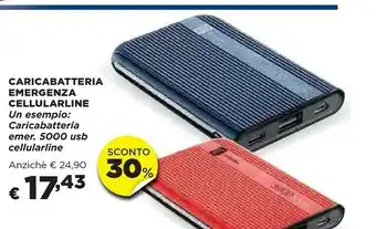 Ipercoop Caricabatteria emergenza offerta