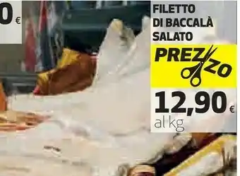 Coop Filetto di baccala salato offerta