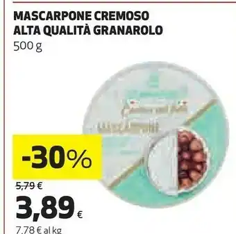 Coop Mascarpone cremoso 500 g(ml) offerta