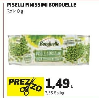 Coop Piselli finissimi offerta